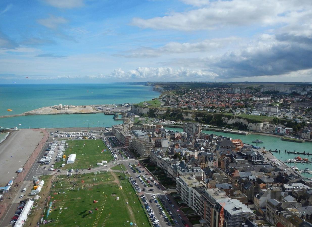 L'Horizon Bleu - Vue Panoramique & Proche Plage - Espace & Confort Lejlighed Dieppe Eksteriør billede